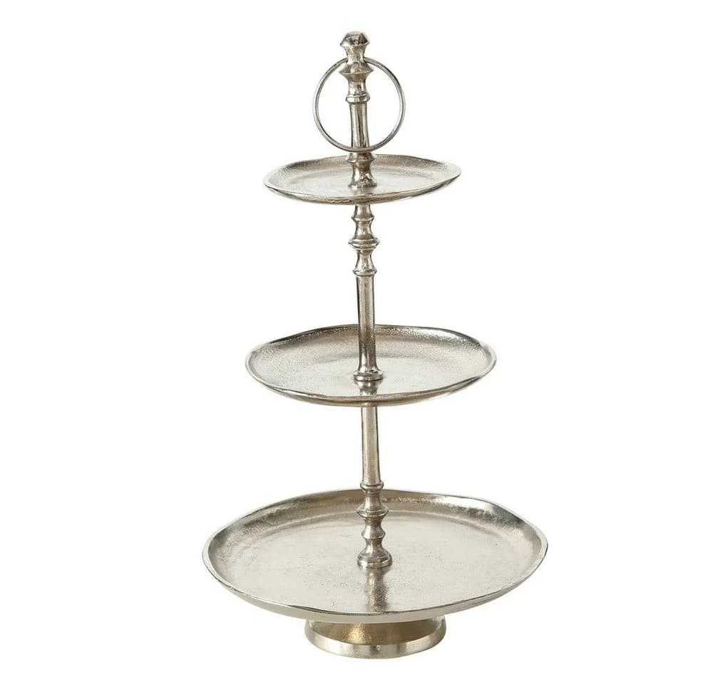 BOLTZE GRUPPE GmbH Dekoetagere Flaire 3 Ebenen Silber