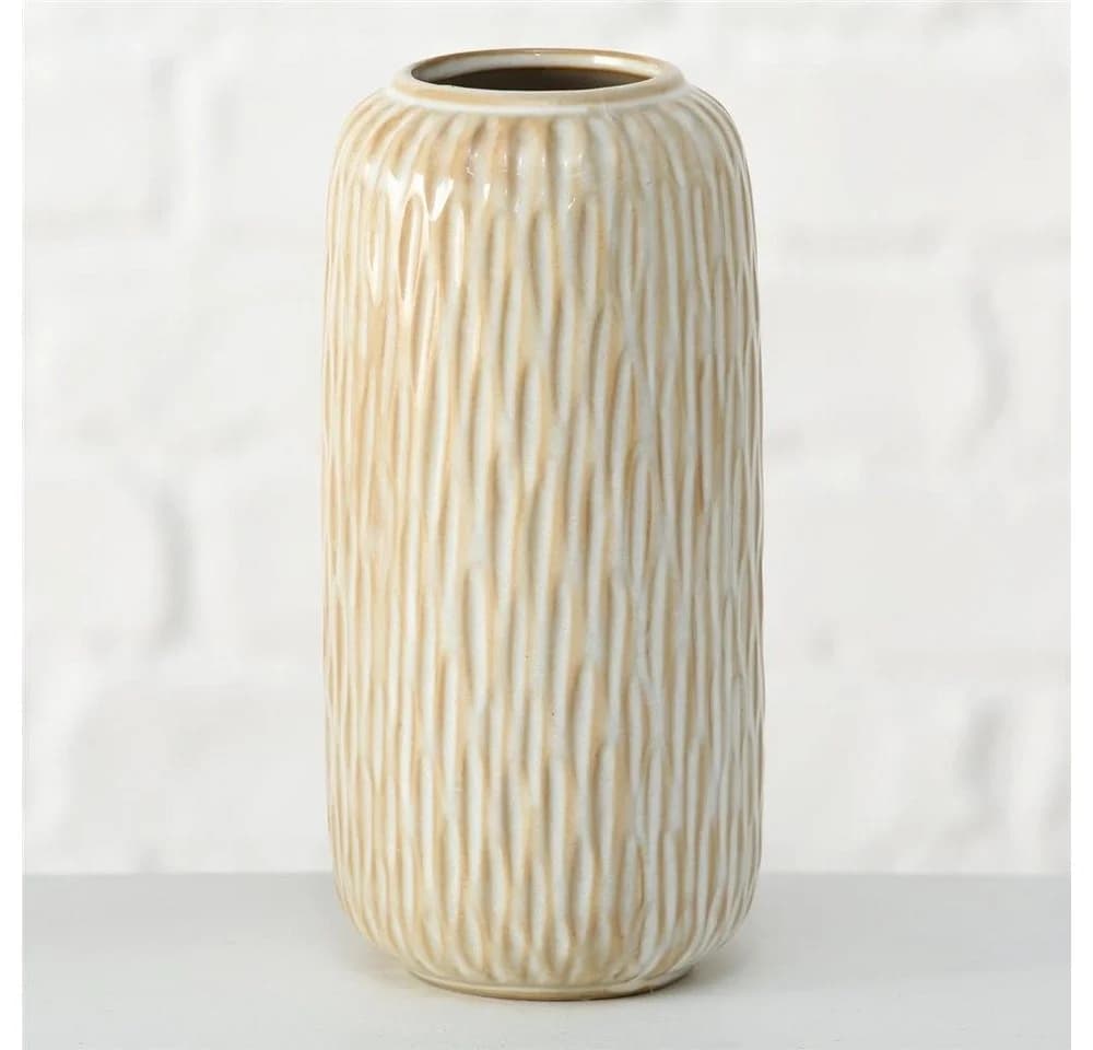 BOLTZE Vase Zalina 4-teilig Porzellan Cremeweiß Matt - Bild 2