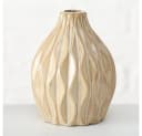 BOLTZE Vase Zalina 4-teilig Porzellan Cremeweiß Matt Bild 4