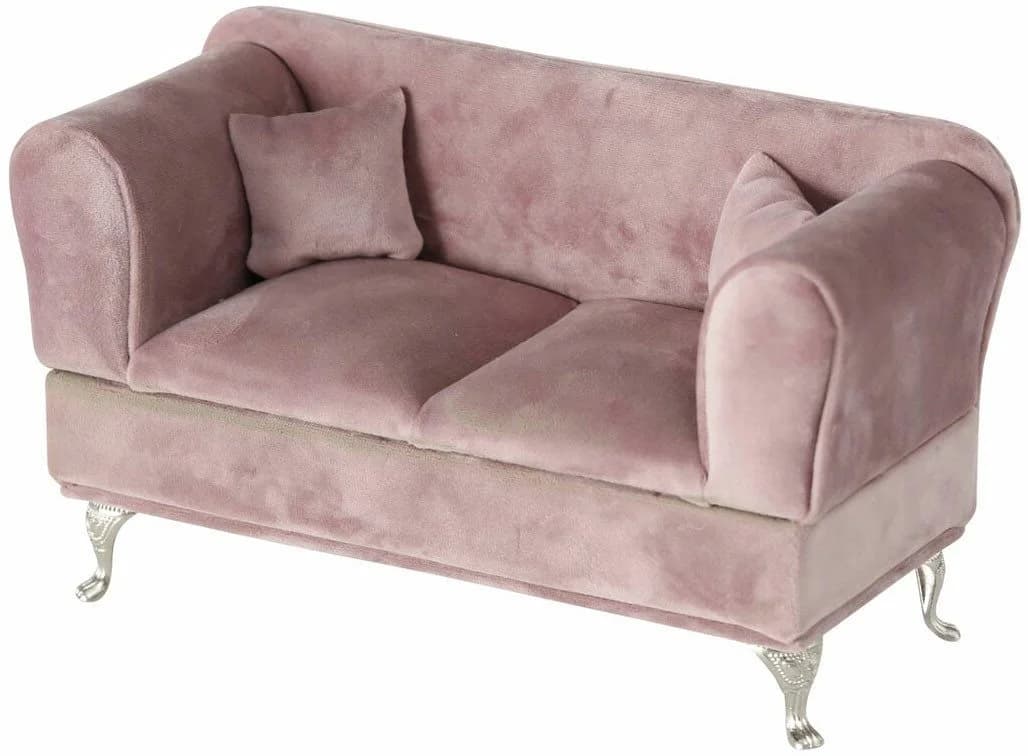 Home affaire Schmuckkasten Deko Sofa Samt Braun - Bild 3