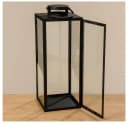 BOLTZE Kerzenlaterne Arana, 3er Set, Schwarz, Metall, Skandinavisches Design Bild 3