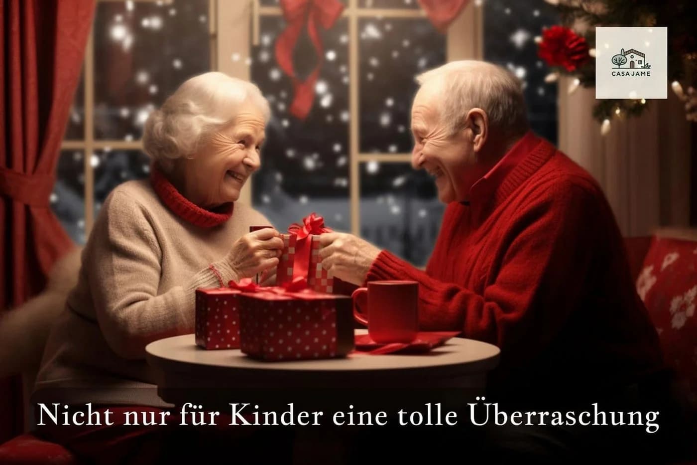 BOLTZE GRUPPE Keksdose CasaJame 3er Set Weihnachten Wichtel rot - Bild 5