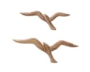 BOLTZE GRUPPE Hängedekoration Wandobjekt Seagull Möwe Mango Holz 2er Set Bild 2