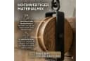 BOLTZE Garderobenhaken "Flaschenzug" 2er-Set Mangoholz Metall Bild 3