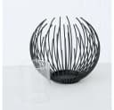 BOLTZE Windlicht Cylon Schwarz Metall Kerzenhalter Skandinavisches Design Bild 3