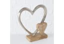 BOLTZE GRUPPE GmbH Dekoaufsteller Carolyn Herz Aluminium Hochzeit 22 cm Bild 1
