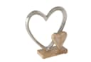BOLTZE GRUPPE GmbH Dekoaufsteller Carolyn Herz Aluminium Hochzeit 22 cm Bild 2