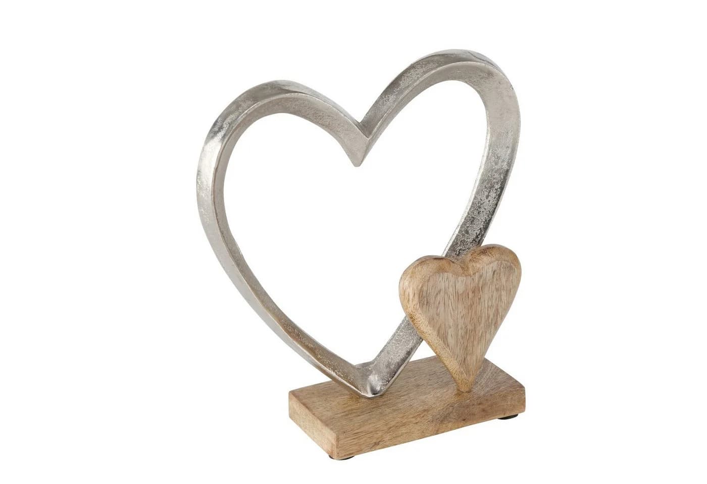BOLTZE GRUPPE GmbH Dekoaufsteller Carolyn Herz Aluminium Hochzeit 22 cm - Bild 2