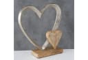 BOLTZE GRUPPE GmbH Dekoaufsteller Carolyn Herz Aluminium Hochzeit 22 cm Bild 3