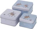 BOLTZE GRUPPE CasaJame 3er Set Keksdose Metall Rentier Blau Bild 2