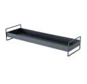 BOLTZE Dekotablett Wolga 2er Set Metall Schwarz Bild 4