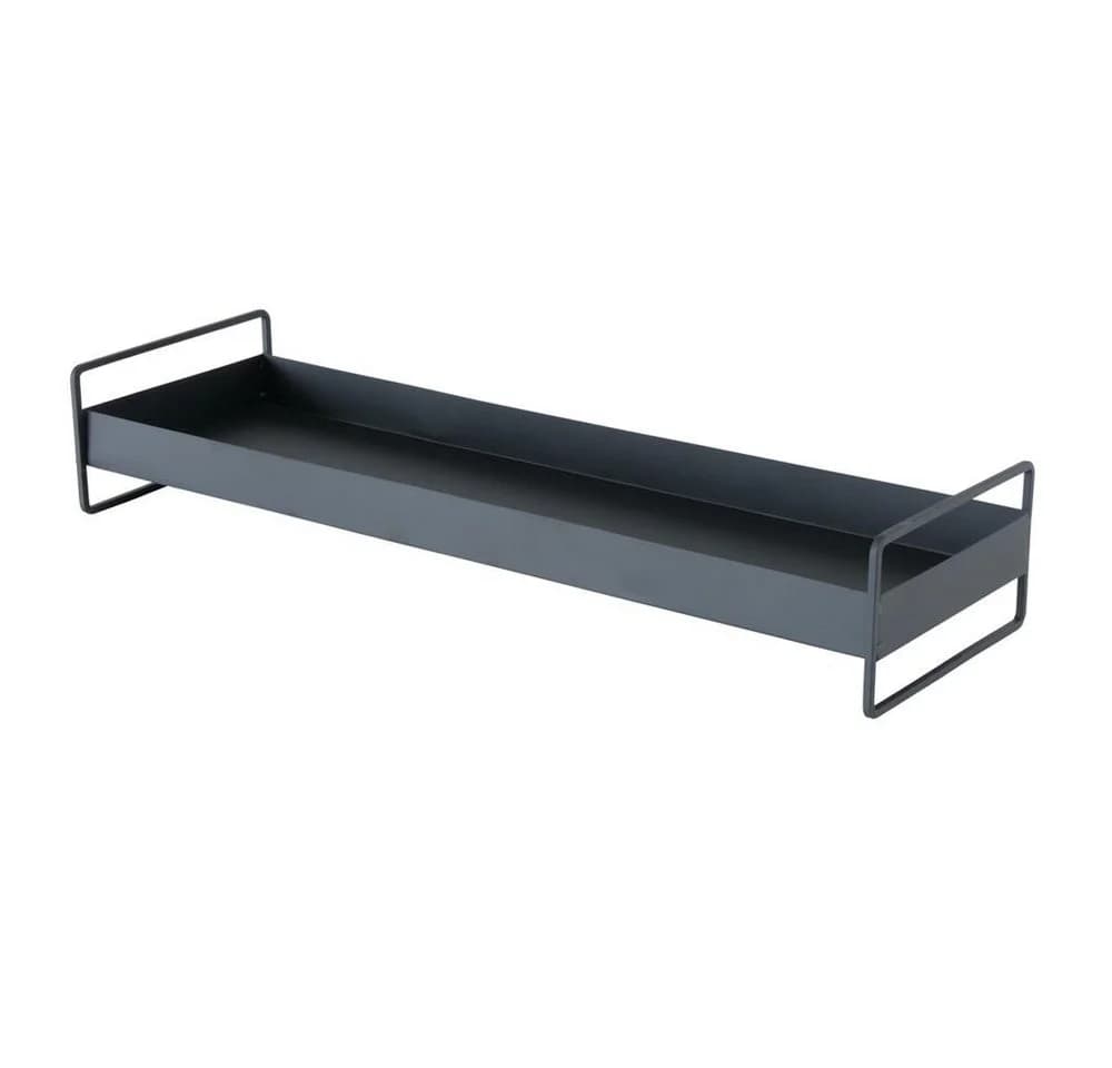 BOLTZE Dekotablett Wolga 2er Set Metall Schwarz - Bild 4