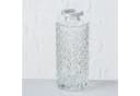 BOLTZE Tischvase 3er Set Glas Flaschenform Relief Bild 3