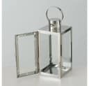 BOLTZE Kerzenlaterne Caruso 2er Set Silber Windlicht Skandinavisches Design Bild 5