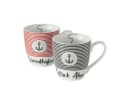 BOLTZE Tasse 2er-Set Marino Rot/Blau mit Anker Bild 2