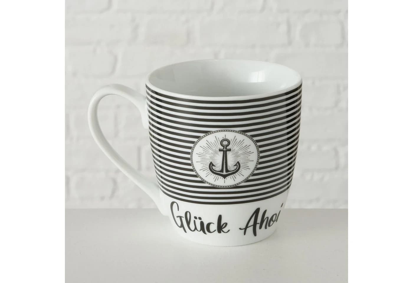 BOLTZE Tasse 2er-Set Marino Rot/Blau mit Anker - Bild 3