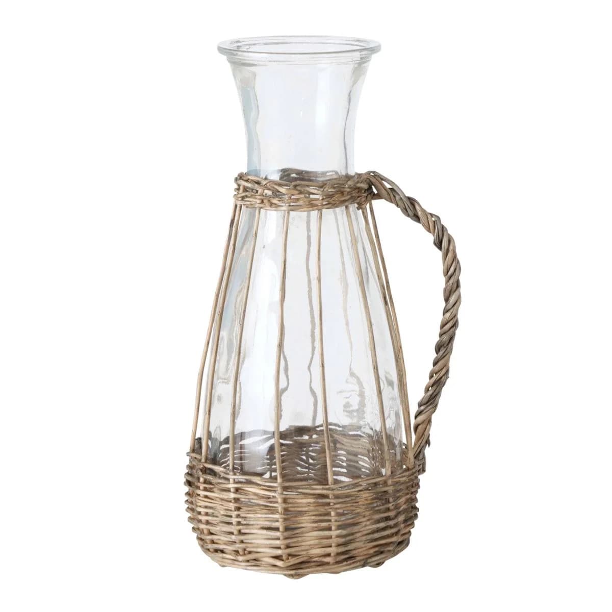 Karaffe VENUTO Weiß Glas Geschenkidee