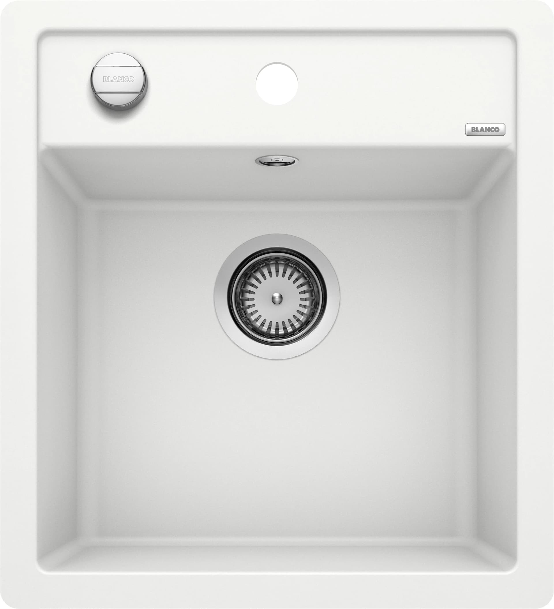 BLANCO Granitspüle DALAGO 45-F Weiß Verbundwerkstoff