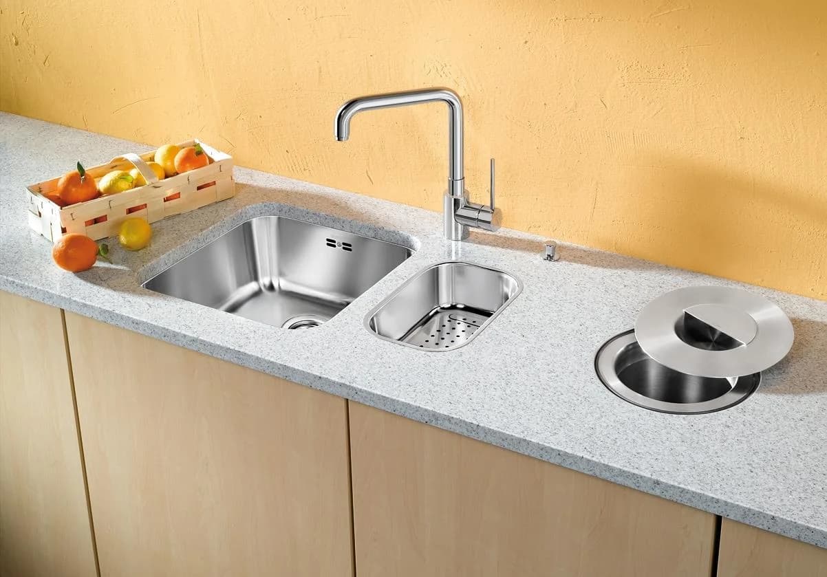 Blanco Supra 400 U Spüle 43x43 cm Edelstahl Bürstfinish Unterbau
