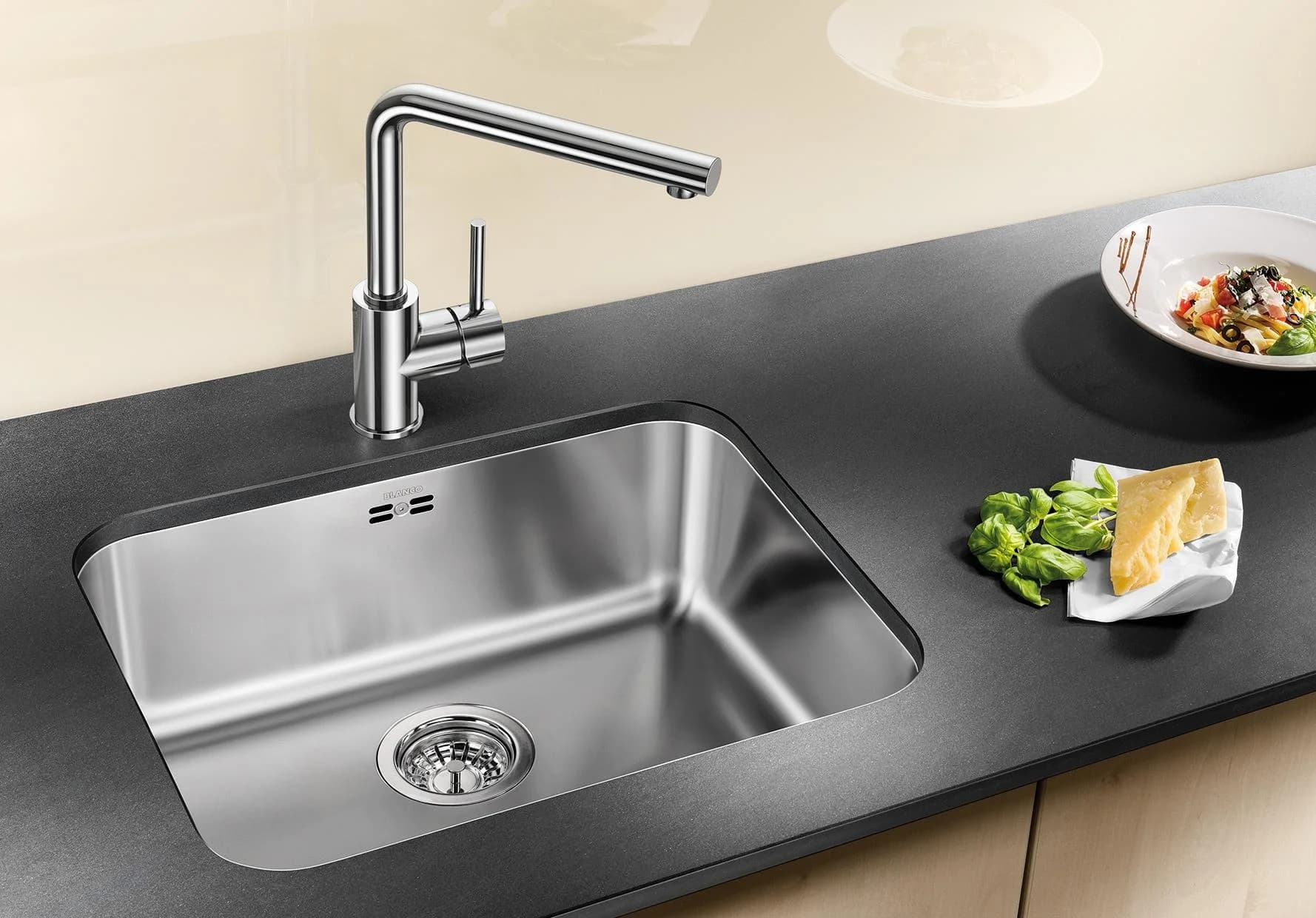 Blanco Supra 500 U Spüle 518205 53x43cm Edelstahl Bürstfinish Unterbau - Bild 2
