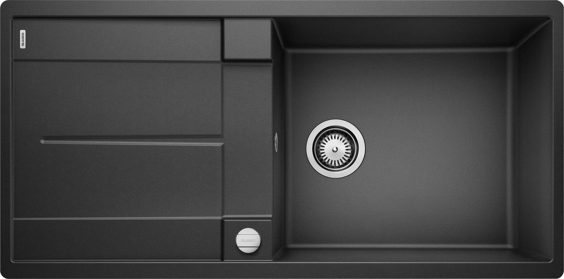 BLANCO Granitspüle METRA XL 6 S-F Anthrazit Verbundwerkstoff