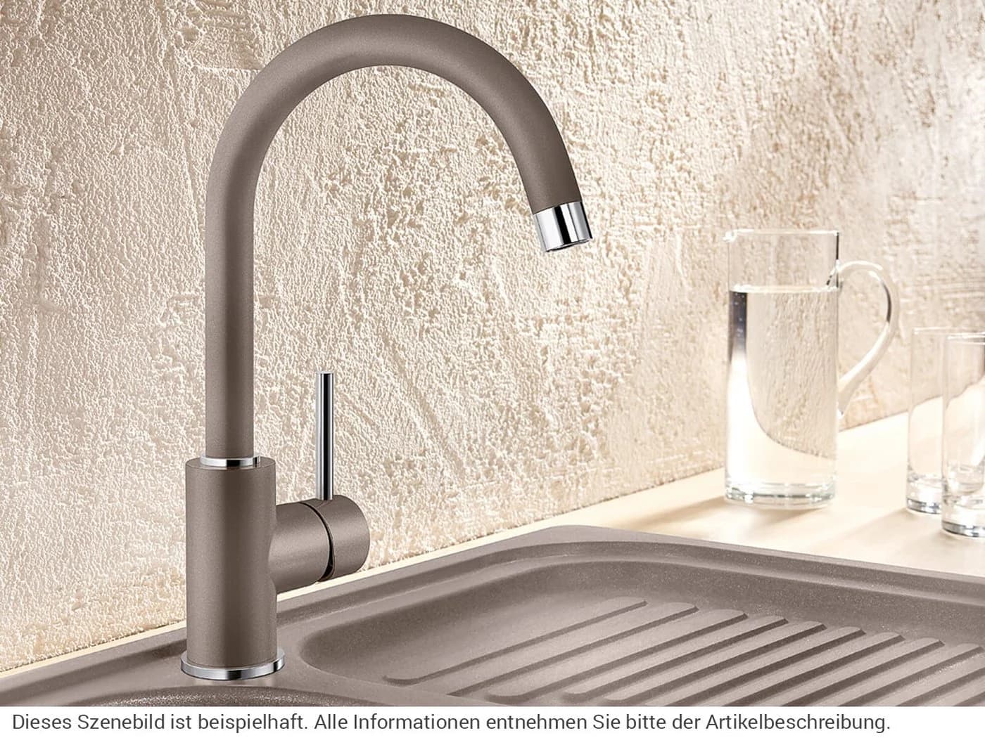 Blanco Küchenarmatur 519415 Silgranit®-Look Anthrazit/Chrom - Bild 4