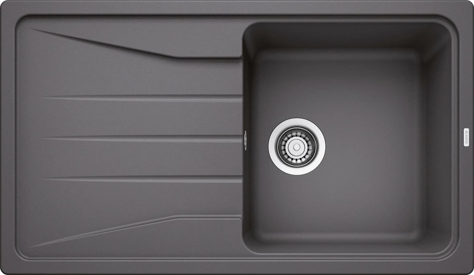 BLANCO Granitspüle SONA 5 S 86x50cm Verbundwerkstoff Felsgrau