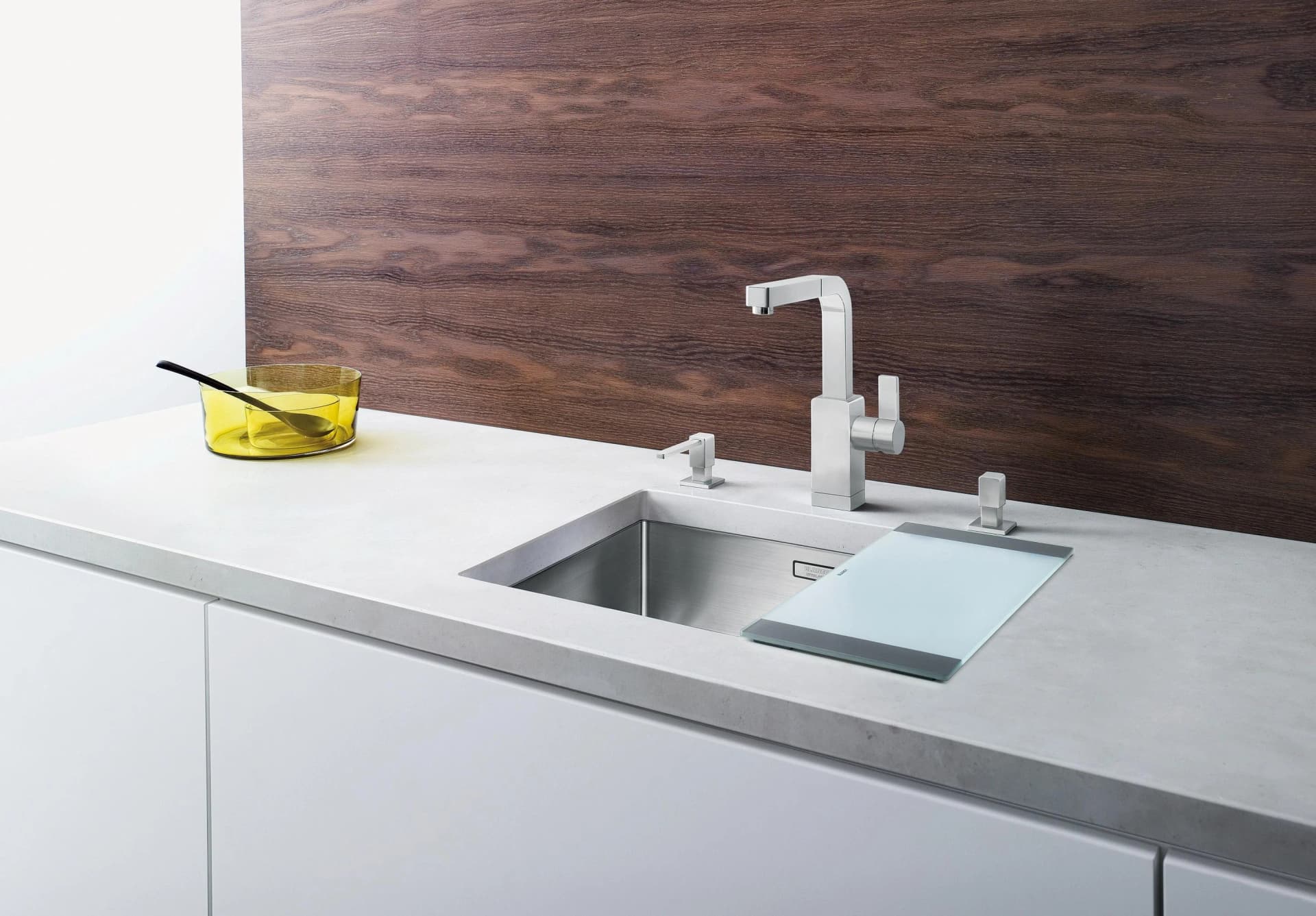 BLANCO CLARON 450-U Küchenspüle Silber Edelstahl