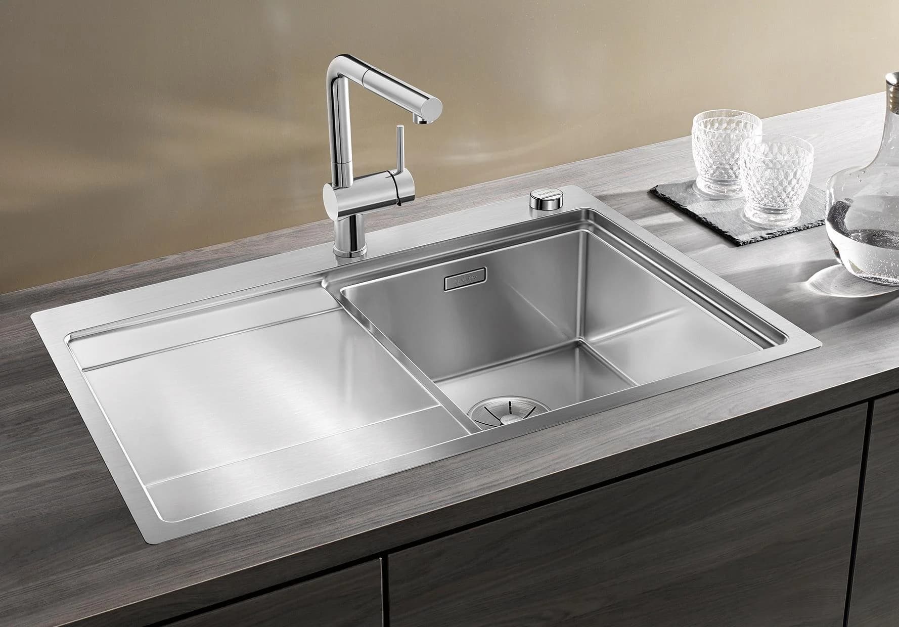 Blanco Divon II 45 S-IF Küchenspüle 86 cm Edelstahl Seidenglanz
