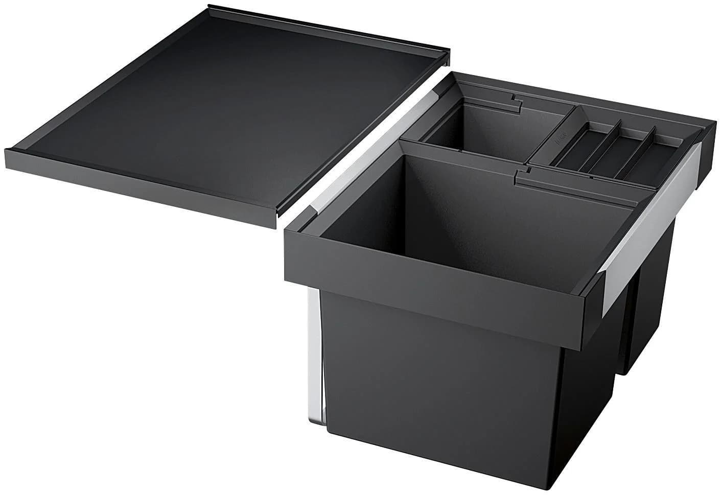 Mülltrennsystem BLANCO Flexon II XL 60/3 Schwarz Kunststoff