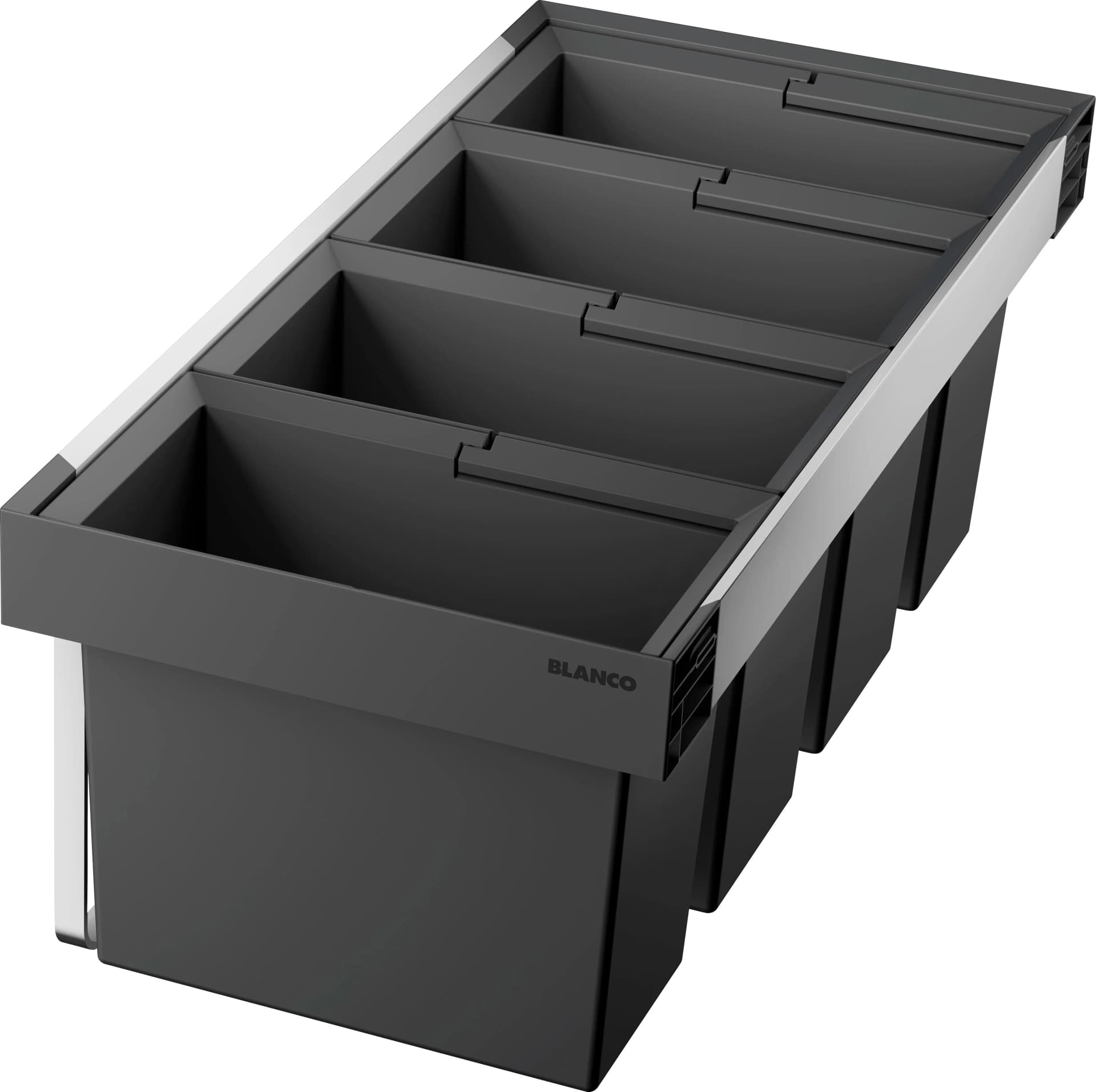 Blanco Mülltrennsystem Flexon II 90/4 Schwarz 4 Behälter