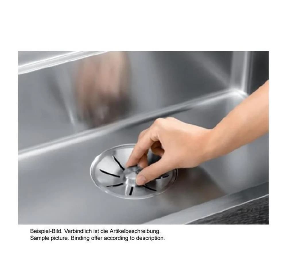 Blanco InFino Exzenterstopfen Ablaufsystem Silber