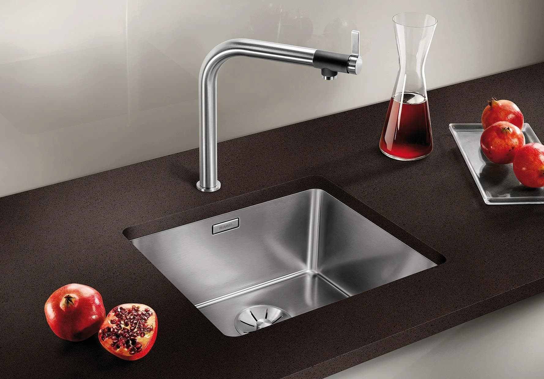 Blanco Andano 450-u Spüle 522963 49x44cm Edelstahl Seidenglanz Unterbau