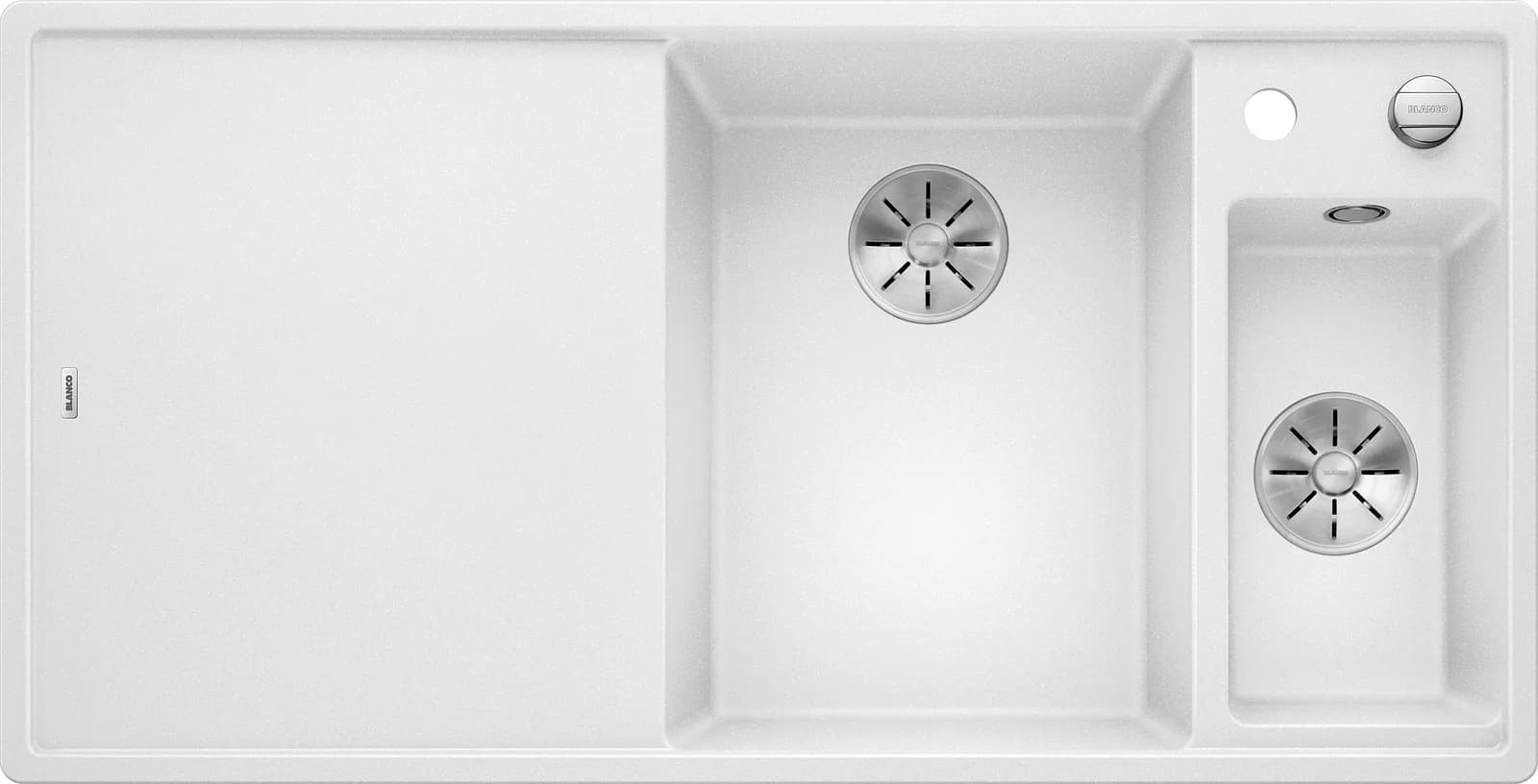 BLANCO Granitspüle AXIA III 6 S Weiß 100cm SILGRANIT