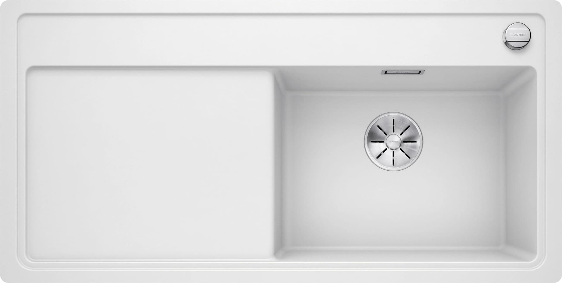 Blanco ZENAR XL 6 S-F Set Weiß Mit Ablauffernbedienung