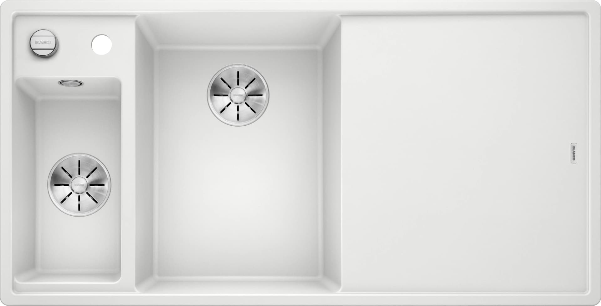 Granitspüle BLANCO AXIA III 6 S Weiß Verbundwerkstoff