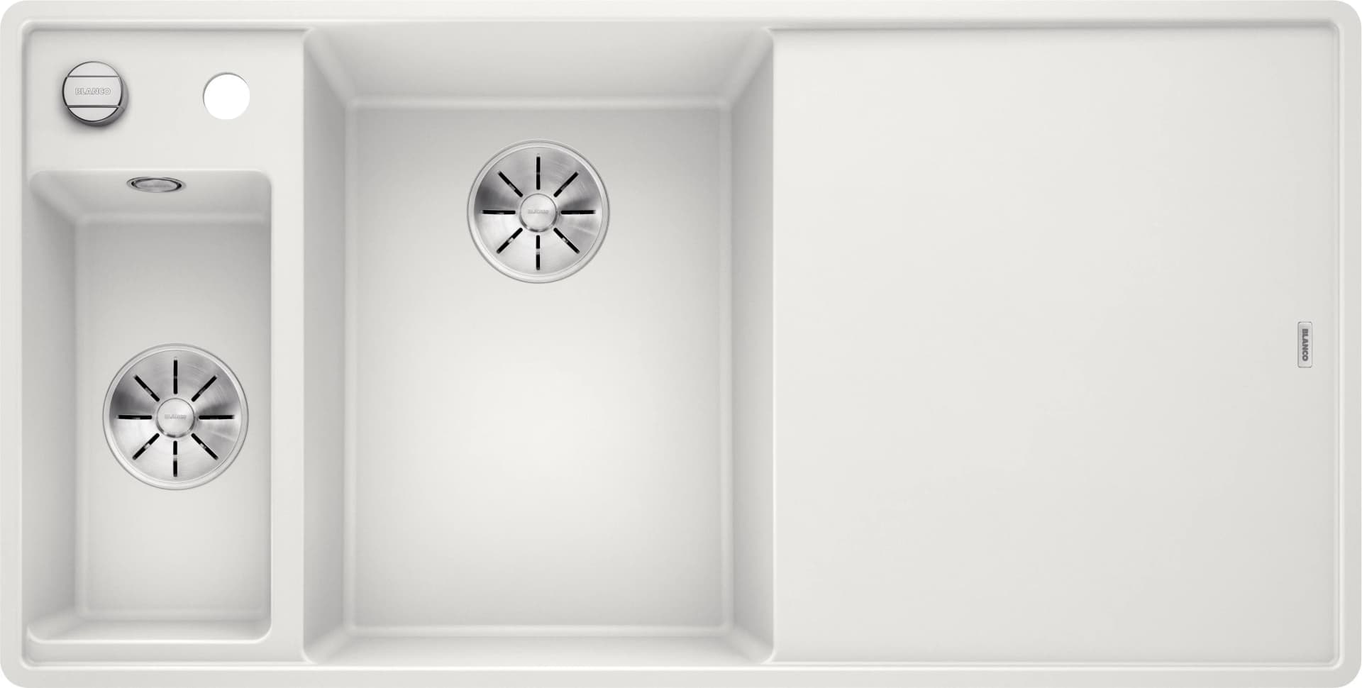 BLANCO Granitspüle AXIA III 6 S-F Weiß
