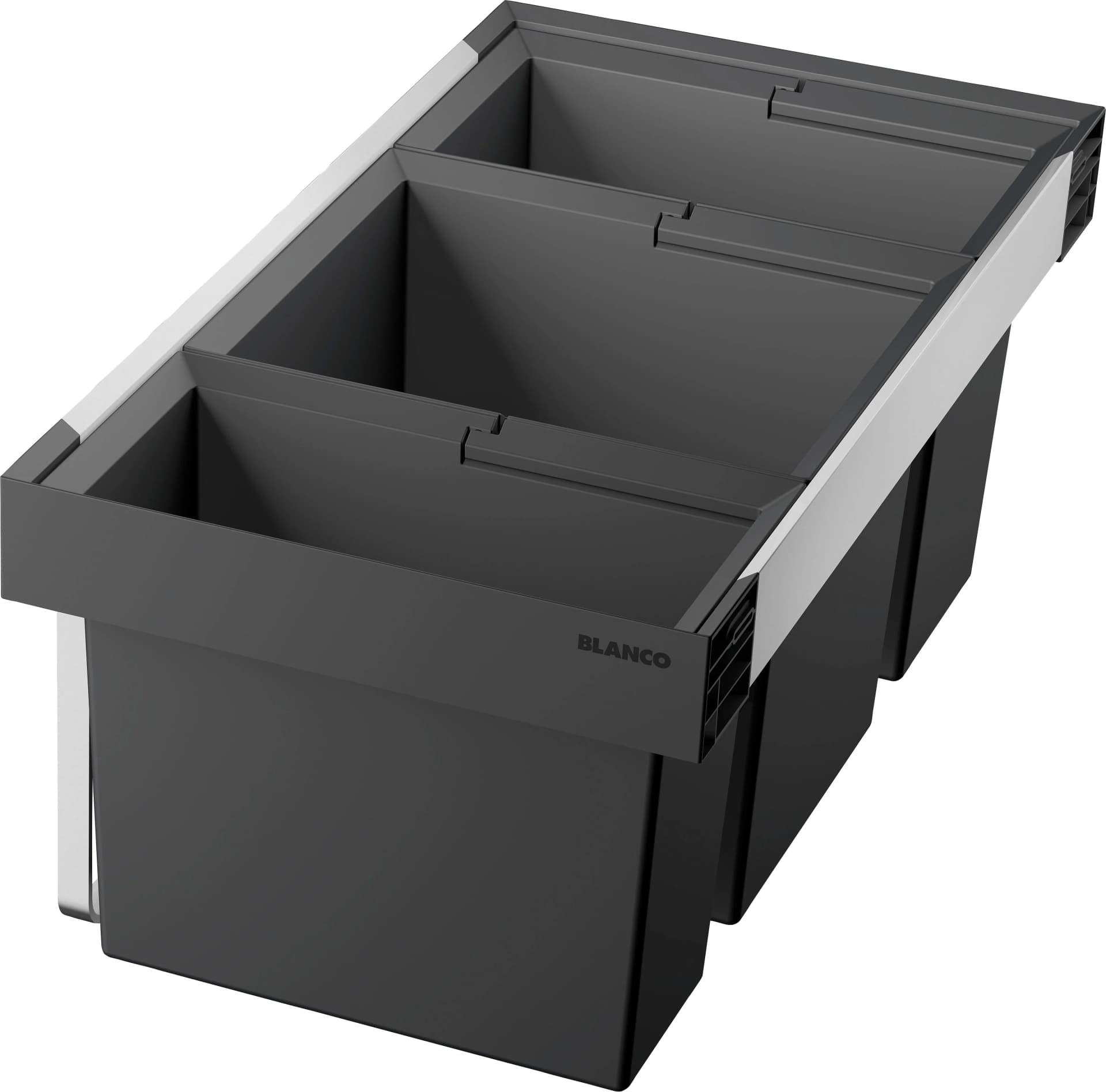 BLANCO Mülltrennsystem Flexon II 80/3 Schwarz Kunststoff