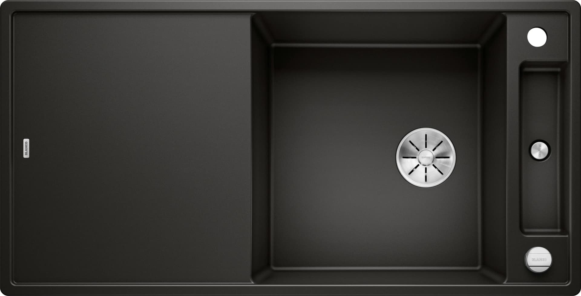 BLANCO Granitspüle AXIA III XL 6 S Schwarz Verbundwerkstoff