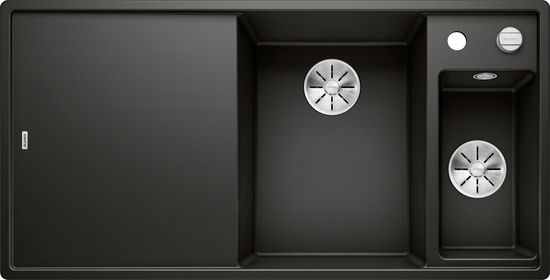 Granitspüle BLANCO AXIA III 6 S Schwarz Verbundwerkstoff
