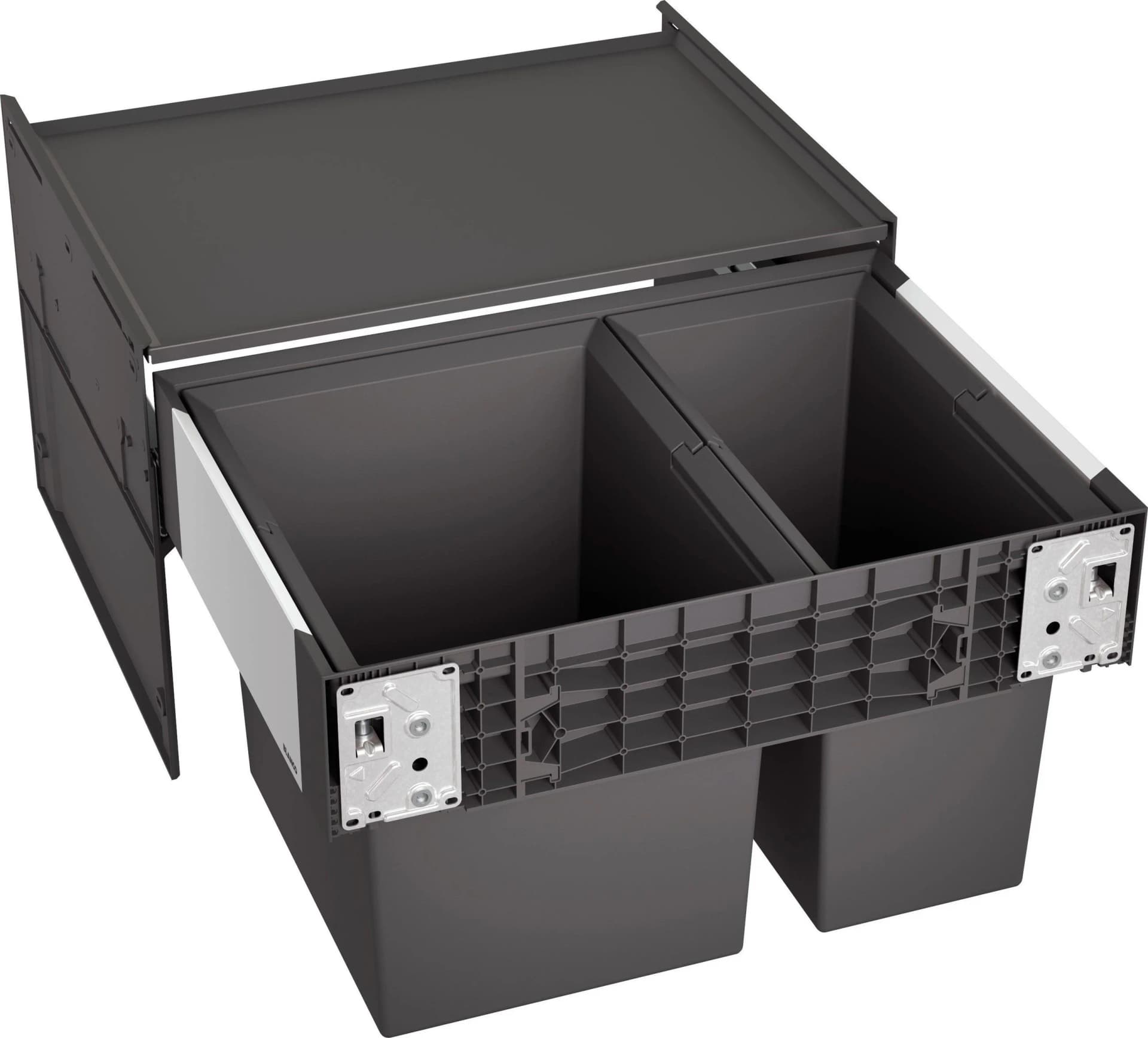 BLANCO Mülltrennsystem Select II 60/2 Schwarz Kunststoff