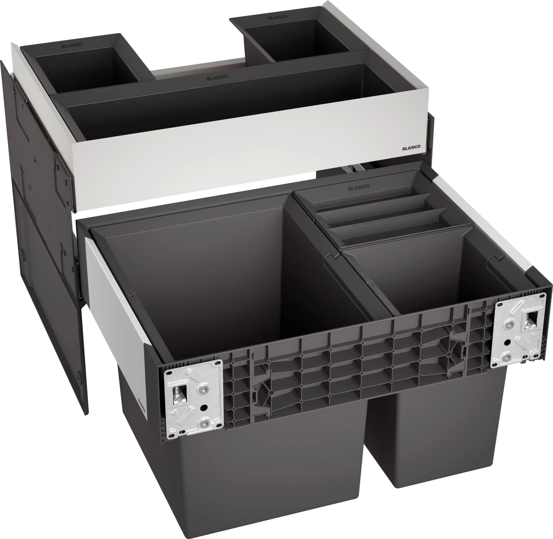 Blanco Abfallsystem 526210 3 Behälter mit Organisationsschublade