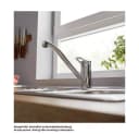 Blanco Küchenarmatur BLANCOWEGA II 180° schwenkbar Silber Bild 1