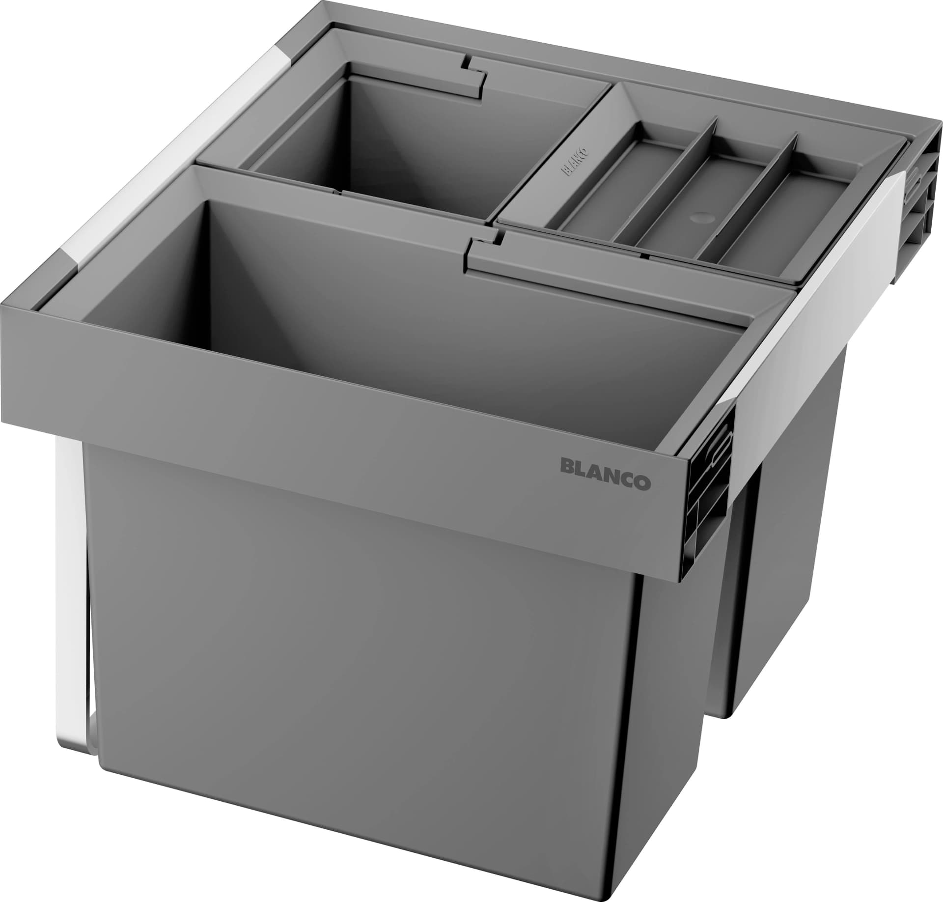 BLANCO Einbaumülleimer FLEXON II Low XL 60/3 Schwarz
