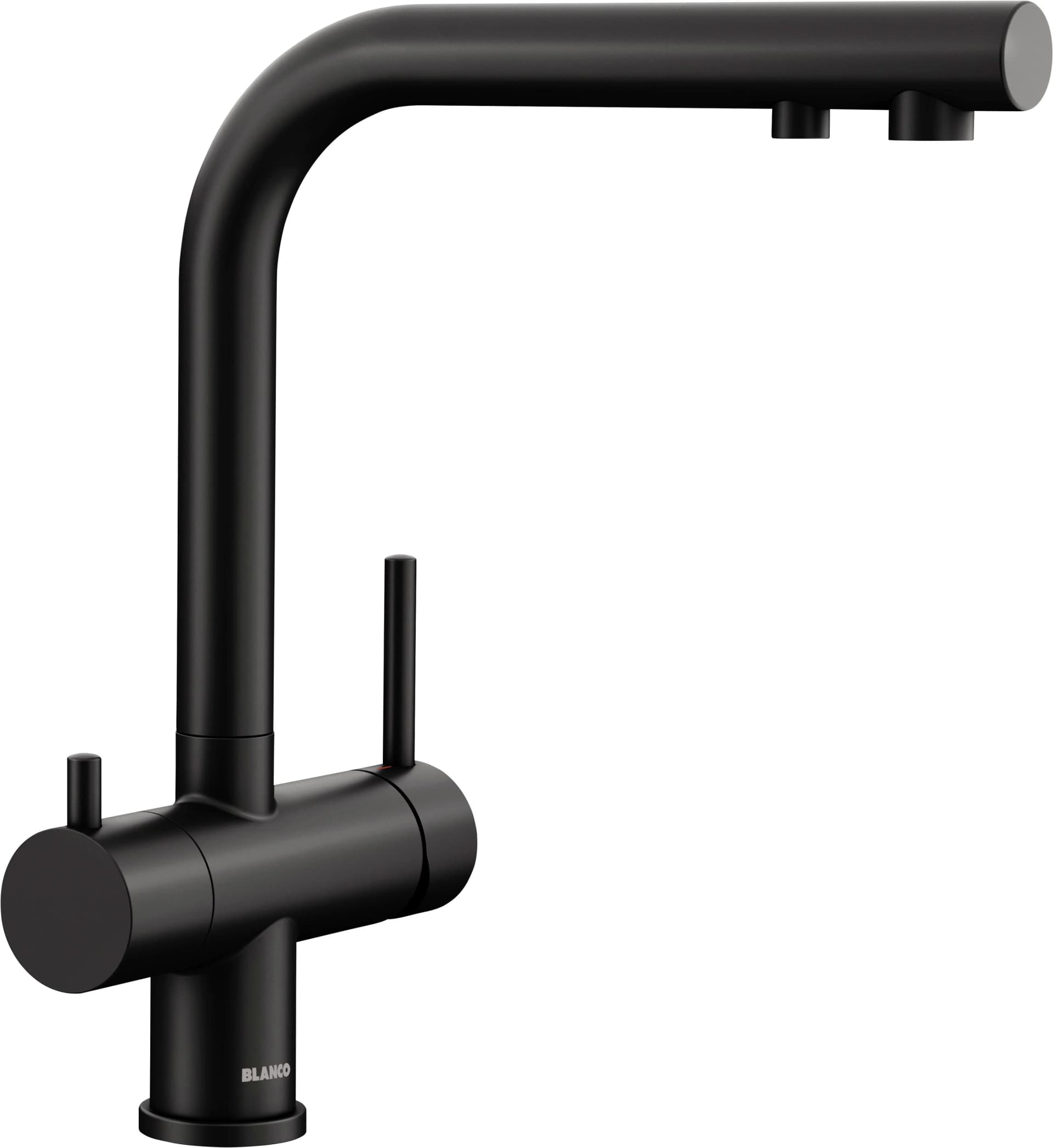 BLANCO FONTAS II 3-in-1 Armatur Schwarz Matt Messing