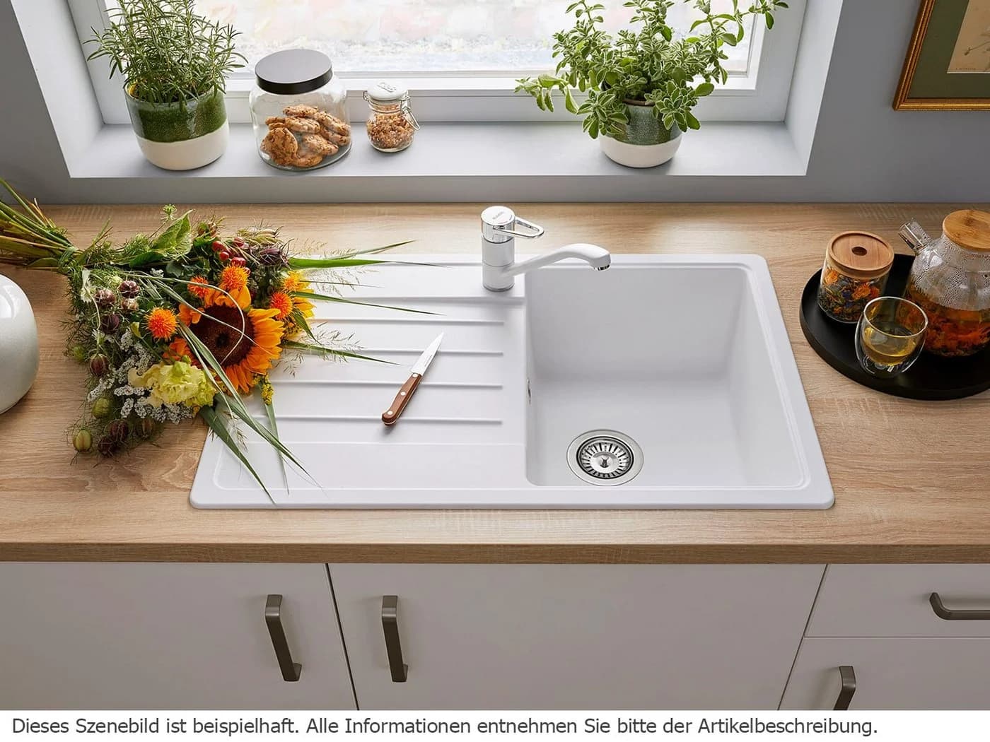 Blanco Granitspüle rechteckig 78/50 cm