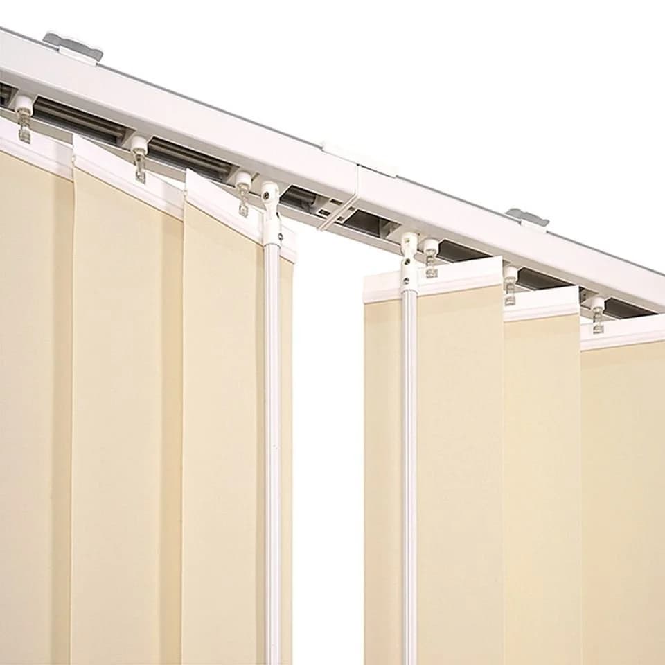 Ventanara Lamellenvorhang 89mm Komplettset Beige Polyester - Bild 4