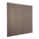 Ventanara Lamellenvorhang Komplettset 89mm Vertikaljalousie Taupe Bild 2