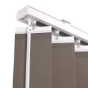 Ventanara Lamellenvorhang Komplettset 89mm Vertikaljalousie Taupe Bild 3