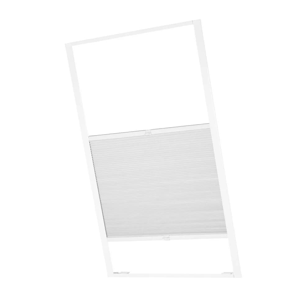 ventanara Dachfensterplissee Weiß Verdunkelung für Velux - Bild 2